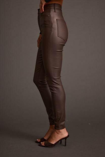 Nixon Mocha Coated Pants