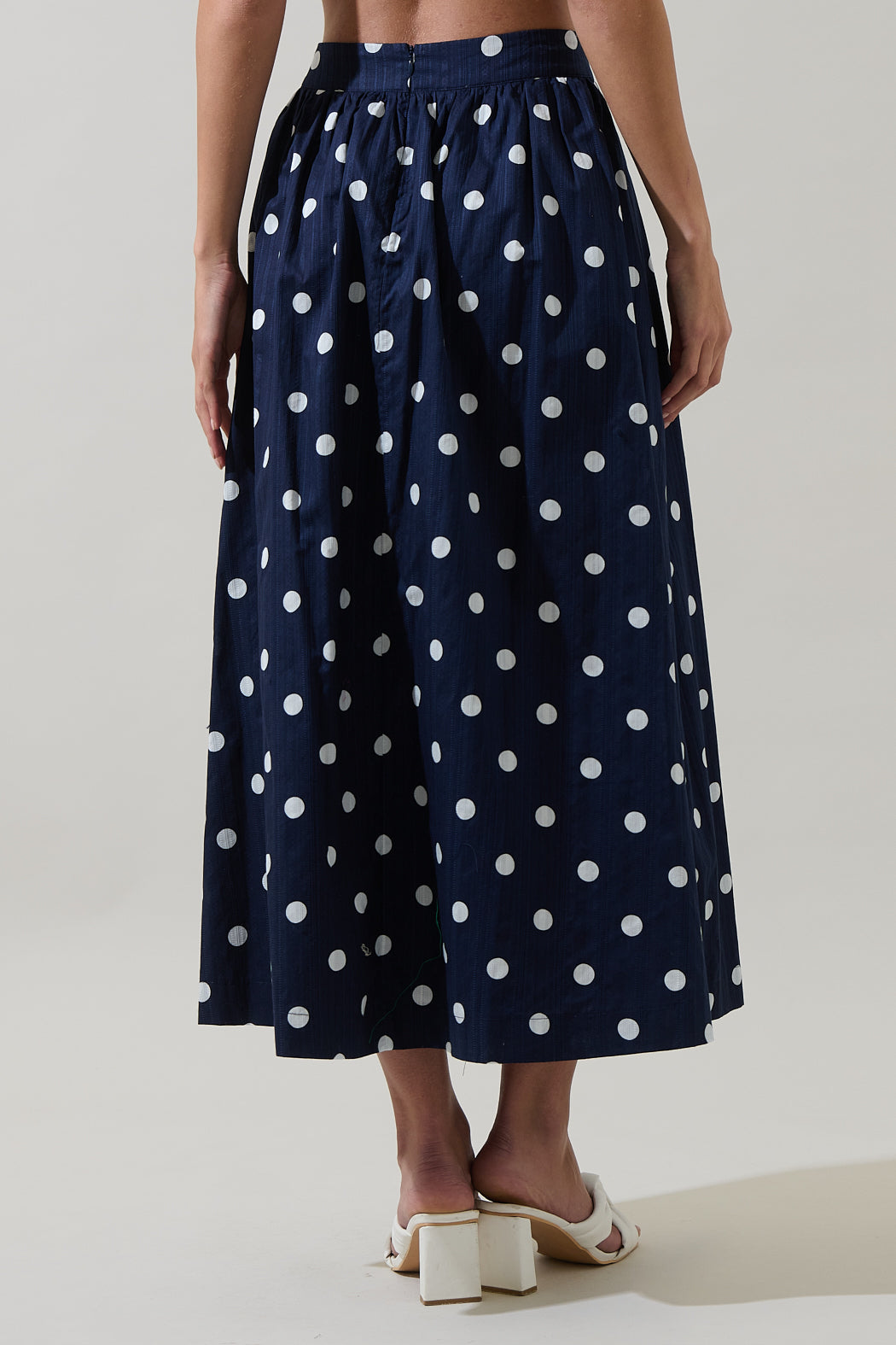 Caryn Polka Dot Maxi Skirt