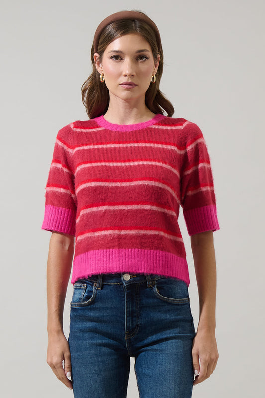 Avanti Stripe Sweater Top