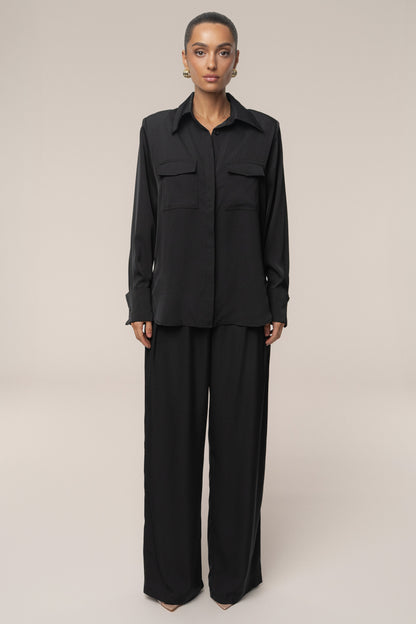 Black Candice Trousers