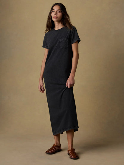 Faherty Recycled Cotton Jersey T Shirt Dress