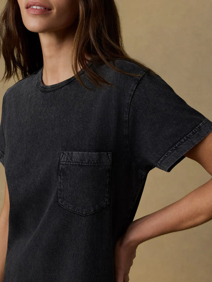 Faherty Recycled Cotton Jersey T Shirt Dress