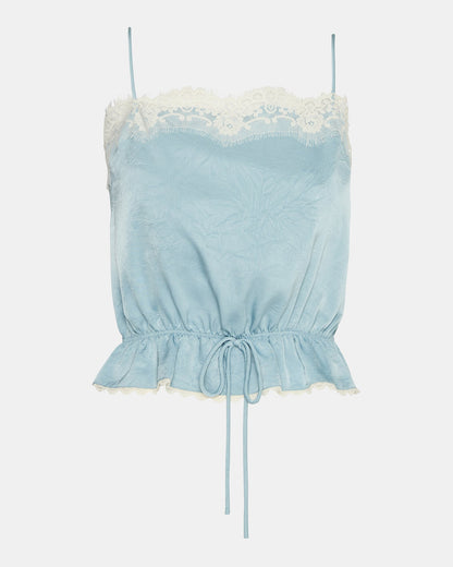 ROAN TOP DUSTY BLUE