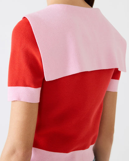 ADEN SWEATER SCOOTER RED