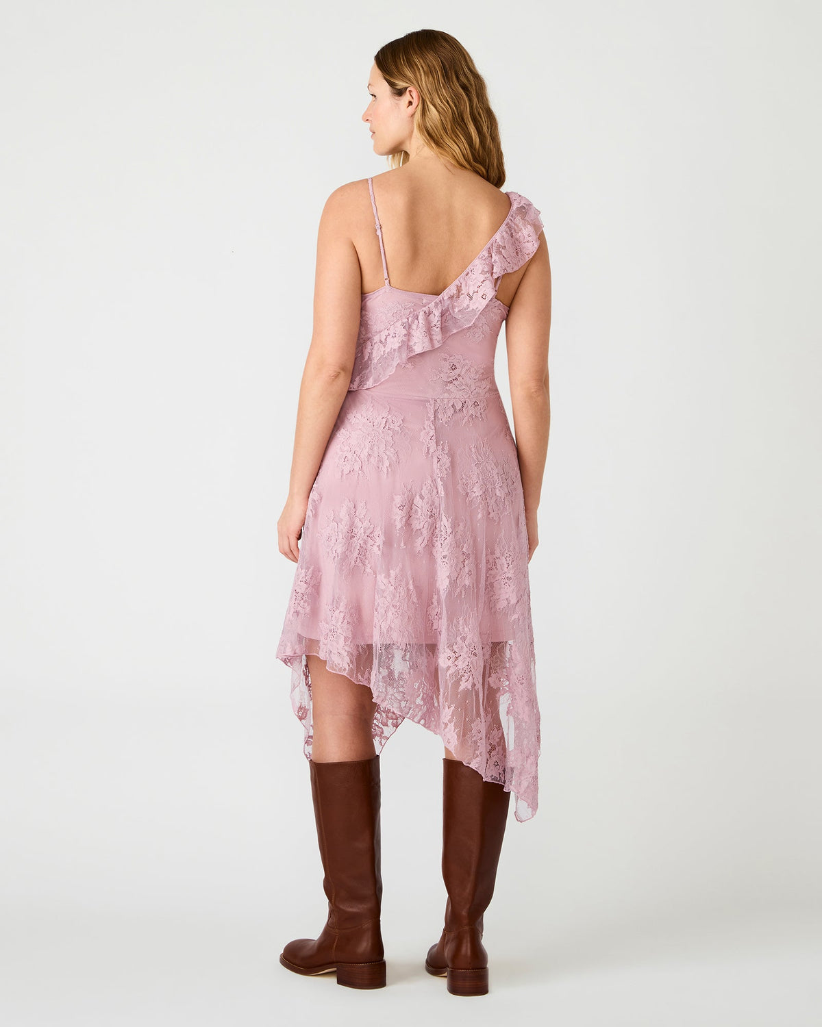 DARIELLA DRESS MAUVE SHADOWS
