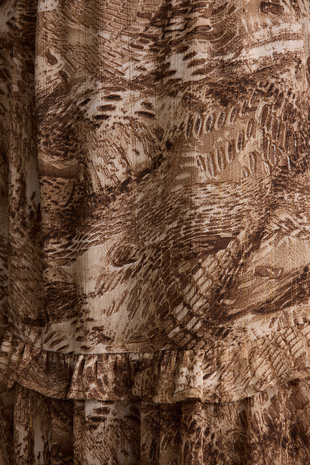 Sundance Mocha Printed Maxi Dress