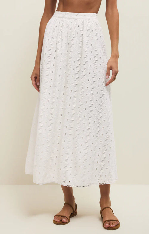 Bria Eyelet Skirt