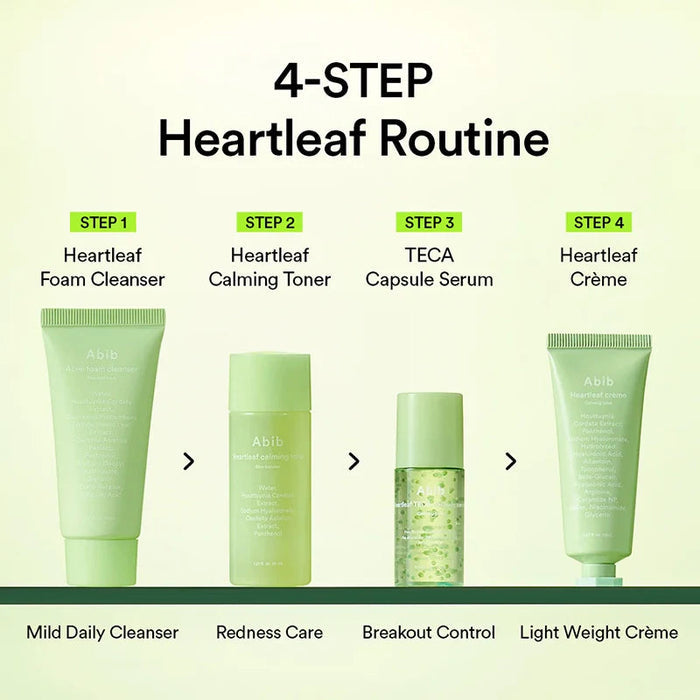 Abib Heartleaf Calming Trial Kit - 4 pc