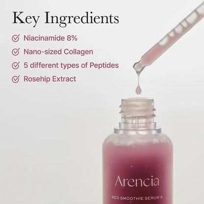 Arencia Fresh Red Smoothie Serum 8 30ml