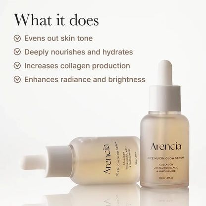 Arencia Rice Mucin Glow Serum 30ml