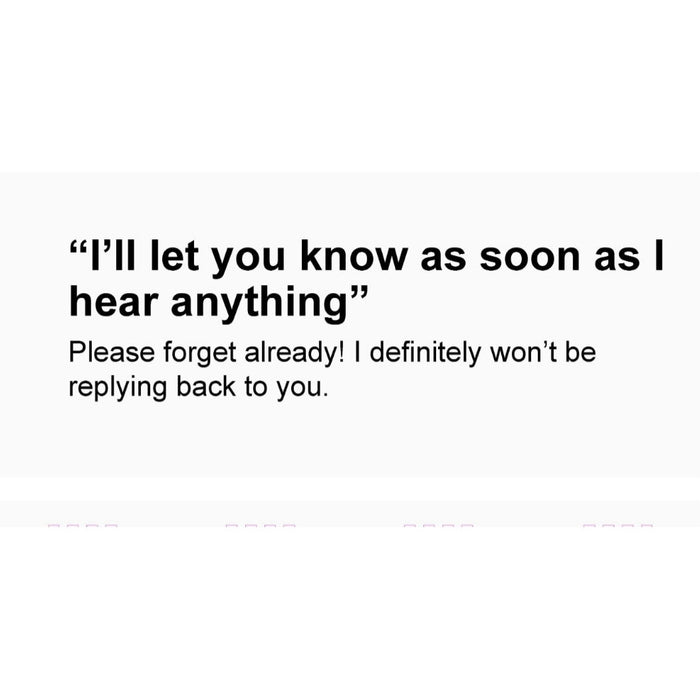 As Per My Last Email