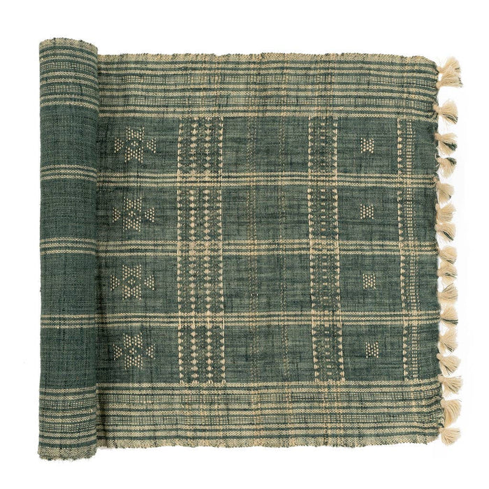 Bhujodi Wool Handloom Runner Denim