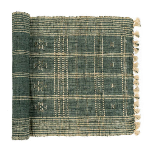 Bhujodi Wool Handloom Runner Denim