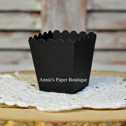 Black Mini Popcorn boxes
