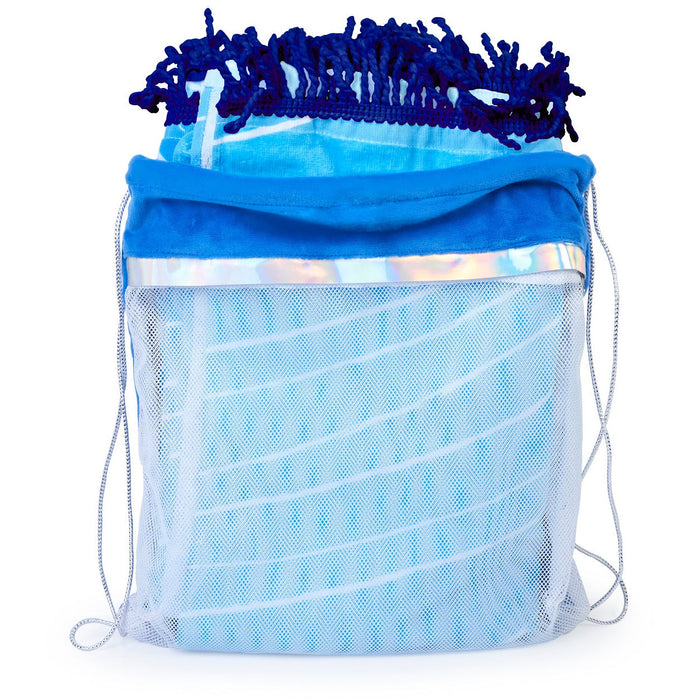 Blue Beach Towel w/ Bag