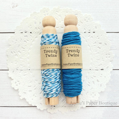 Blue Duo Trendy Twine Sampler