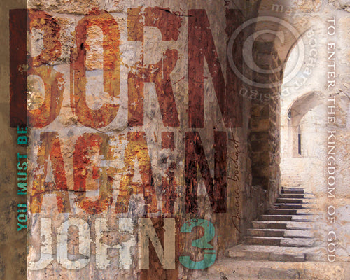 Born Again - premium canvas