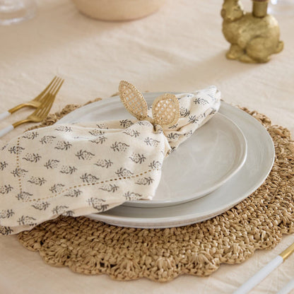 Bunny Ear Napkin Ring - Set of 4