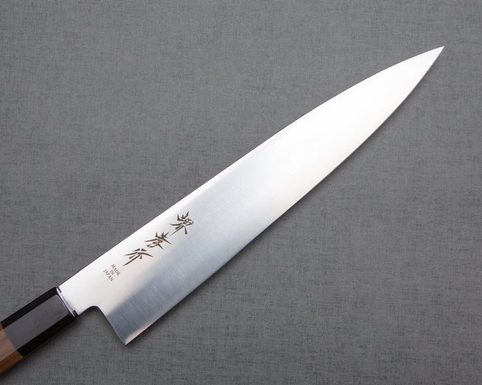 "Burrfection Knife" Sakai Takayuki by Ryky AUS8 240mm Gyuto with Buffalo Horn Handle