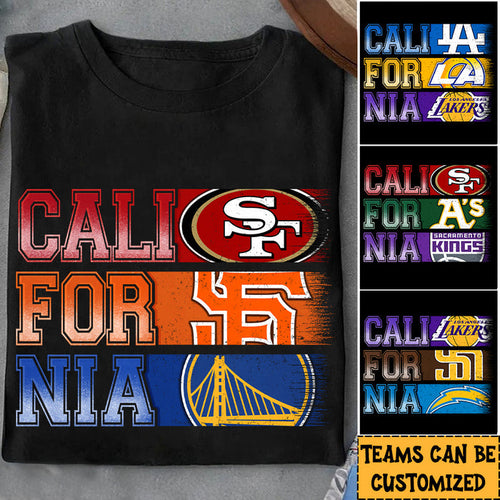 California Teams Shirt - Customized Shirt