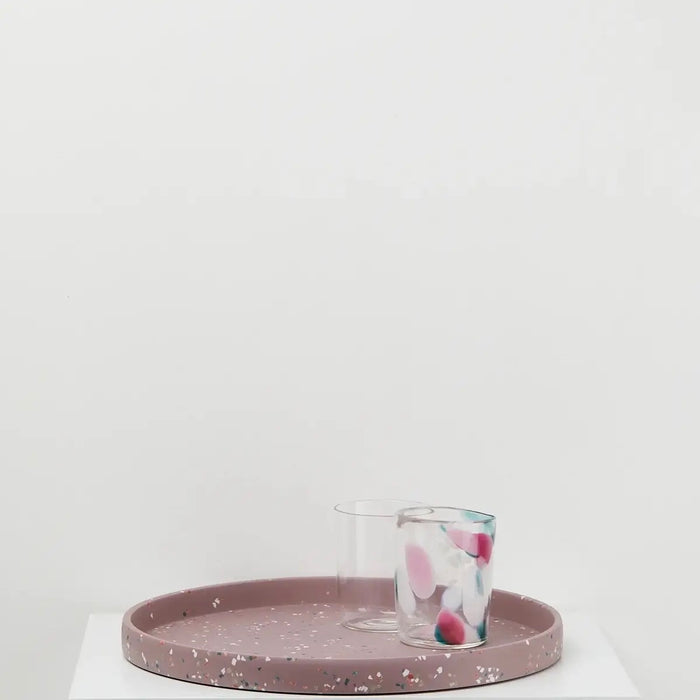 Capra Designs: Large Terrazzo Tray in Musk