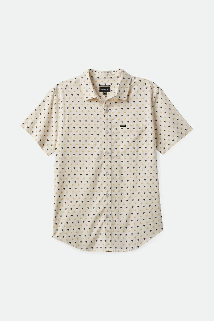 CHARTER PRINT S/S WVN - OFF WHITE/STRAW/DARK EARTH