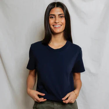 Perfect White Tee Cher Ringspun Cotton Crew Tee