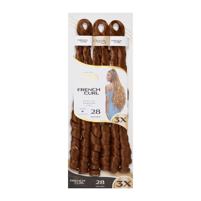 Cherish French Curl 28" 3X Pack