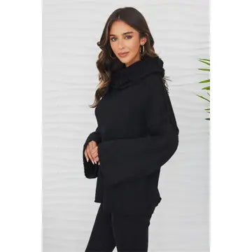 Chunky Oversized Turtleneck Sweater