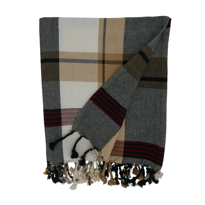 Classic & Comfy Plaid Throw Blanket