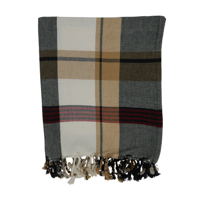 Classic & Comfy Plaid Throw Blanket