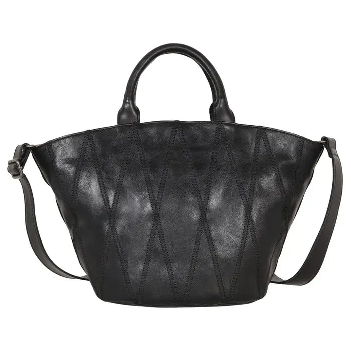 Claudia Diamond Leather Crossbody Bag