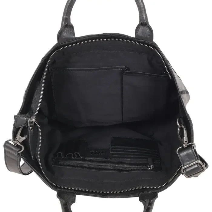 Claudia Diamond Leather Crossbody Bag