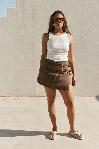 Luna Skirt - Chocolate