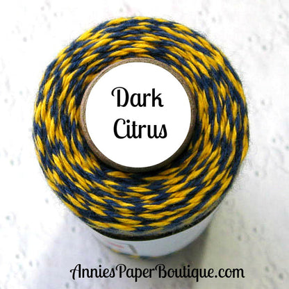 Dark Citrus Trendy Bakers Twine Sampler