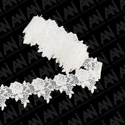 Detailed Rose Design Sequins Lace | 2 Meter