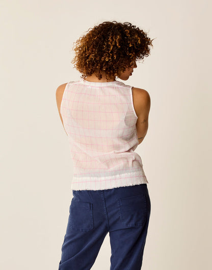 Dylan Tank: Hot Pink Plaid - FINAL SALE