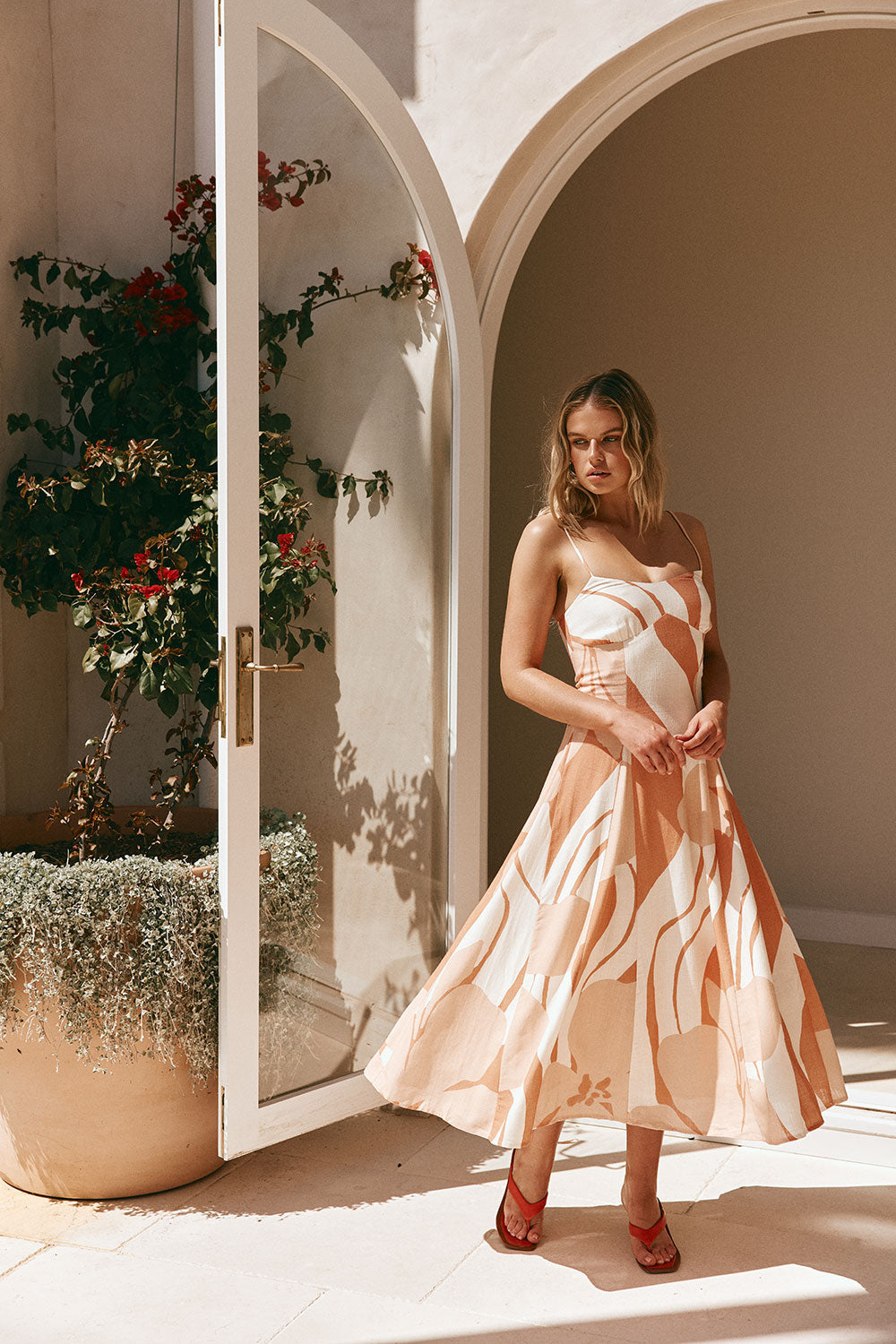 Seme Dress - Peach Solanto