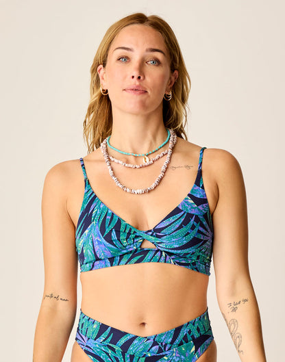 Elba Top: Blue Oasis - FINAL SALE