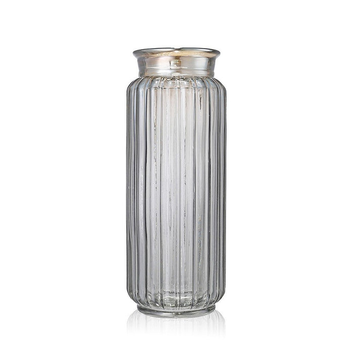 Evora Ribbed Glass Vase