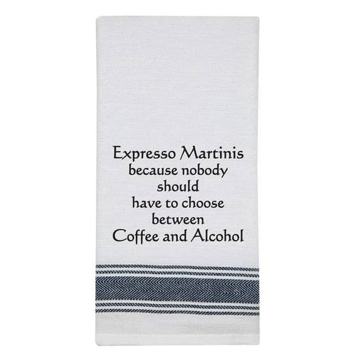 Expresso Martini Funny Tea Towel