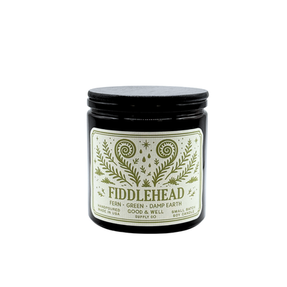 Fiddlehead Soy Candle / Folk & Flame Spring