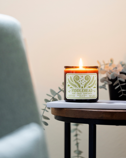 Fiddlehead Soy Candle / Folk & Flame Spring