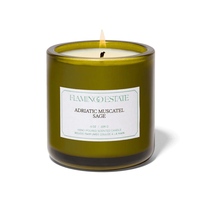 Flamingo Estate Adriatic Muscatel Sage Candle 8oz Eleish Van Breems Home