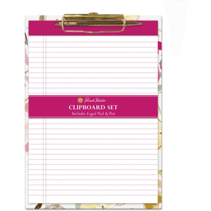 Floral Clipboard set With pen