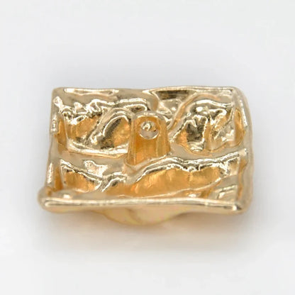 Hammered Style Square Buttons | 28mm(44L)