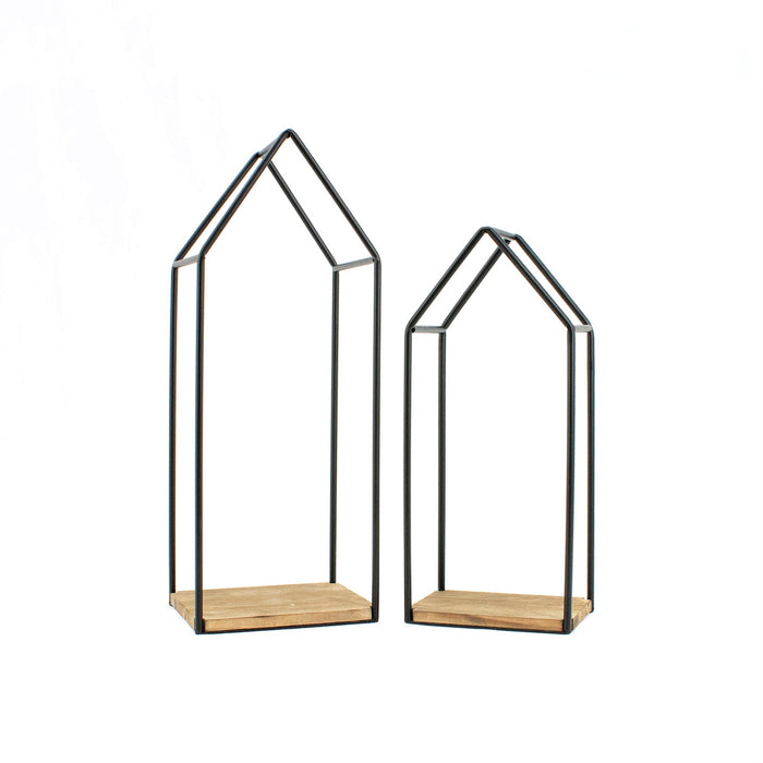 House Candleholder Set of 2