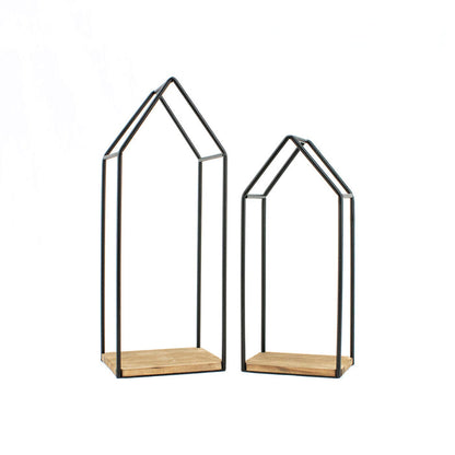House Candleholder Set of 2