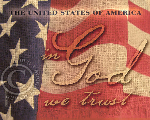 In God We Trust - premium canvas