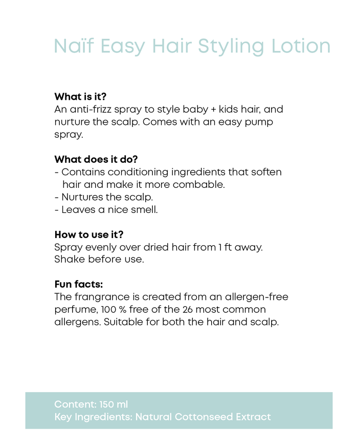 Kids Easy Styling Hair Lotion